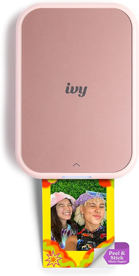 Ivy 2 Mini Photo Printer, Print from Compatible iOS & Android Devices, Sticky-Back Prints Ivy 2 Mini Photo Printer, Print from Compatible iOS & Android Devices, Sticky-Back Prints